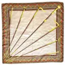 Anneaux de foulards silk silk handkerchief Celine - Vintage