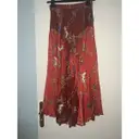 Fall Winter 2020 silk mid-length skirt Sandro