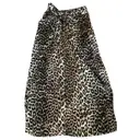 Silk mid-length skirt Ganni