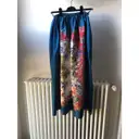 Buy Gucci Silk maxi skirt online