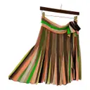Silk mid-length skirt Jean Paul Gaultier