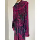 Silk mid-length dress Leonard - Vintage