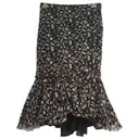 Silk mid-length skirt Moschino