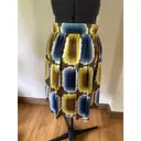 Buy Orla Kiely Silk mid-length skirt online