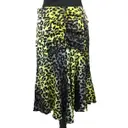 Buy ROCCOBAROCCO Silk mid-length skirt online