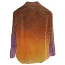 Buy Roberto Cavalli Multicolour Silk Top online
