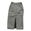 Tweed mid-length skirt Brock Collection