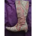 Tweed ankle boots Etro
