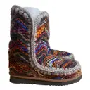 Tweed snow boots Mou
