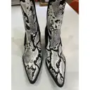 Vegan leather western boots Zara