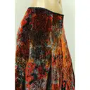 Armani Collezioni Velvet mid-length skirt for sale