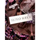 Velvet mini dress Ronny Kobo