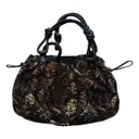 Velvet handbag SEQUOIA