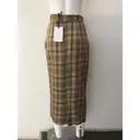 Buy Act N°1 Wool mid-length skirt online