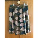 Buy Mina Perhonen Wool mid-length skirt online