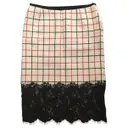Wool mid-length skirt Sacai