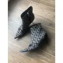 Cloth ankle boots Dior - Vintage