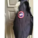 Buy Canada Goose Navy Cotton Jacket & coat Chilliwack online