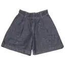 Navy Cotton Shorts Missoni