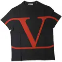 Navy Cotton T-shirt Valentino Garavani