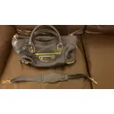 Classic Metalic leather handbag Balenciaga