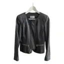 Leather biker jacket Emilio Pucci