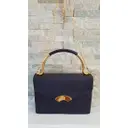 Leather handbag Karl Lagerfeld - Vintage