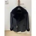 Leather coat Massimo Dutti