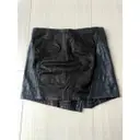 Buy Neil Barrett Leather mini skirt online