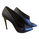 Leather heels Olgana