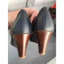Leather heels Tory Burch