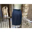 Linen mid-length skirt Chanel - Vintage