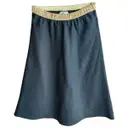 Linen mid-length skirt Hartford