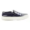 Pull On patent leather trainers Celine