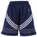 Navy Polyester Shorts Adidas Originals x Alexander Wang