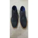 Navy Suede Boots Ted Baker