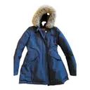 Navy Synthetic Coat Woolrich