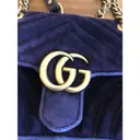 GG Marmont Chain Flap velvet crossbody bag Gucci