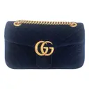 GG Marmont Flap velvet crossbody bag Gucci