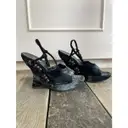 Velvet sandals Prada