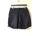 Buy APC Navy Viscose Shorts online