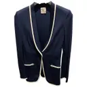 Navy Viscose Jacket Hermès - Vintage