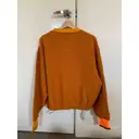 Buy Acne Studios Orange Cotton Knitwear & Sweatshirt online