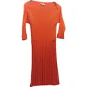 Orange Cotton Dress See by Chloé