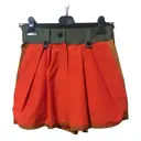 Orange Cotton Shorts Sacai