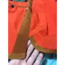 Orange Cotton Shorts Sacai