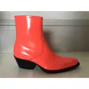 Calvin Klein 205W39NYC Leather cowboy boots for sale