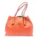 D Bag leather tote Tod's - Vintage