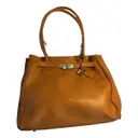 Leather handbag Francesco Rogani