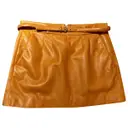 Leather mini skirt Gucci